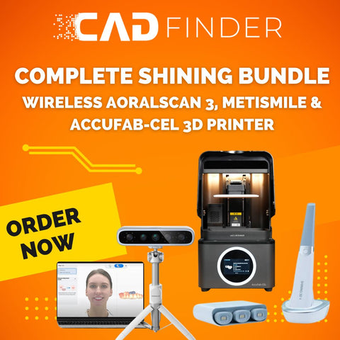 Shining 3D COMPLETE Wireless A3, Metismile & AccuFab-CEL 3D Printer Bundle