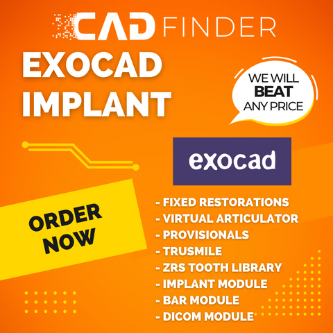 exocad DentalCAD - Implant Lab Bundle (Flex License)